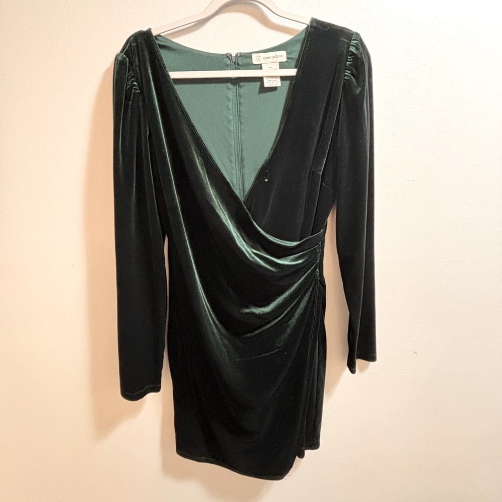 Green - Velvet texture - Sz 13